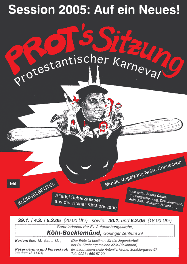 Plakat PROT's Sitzung 2003